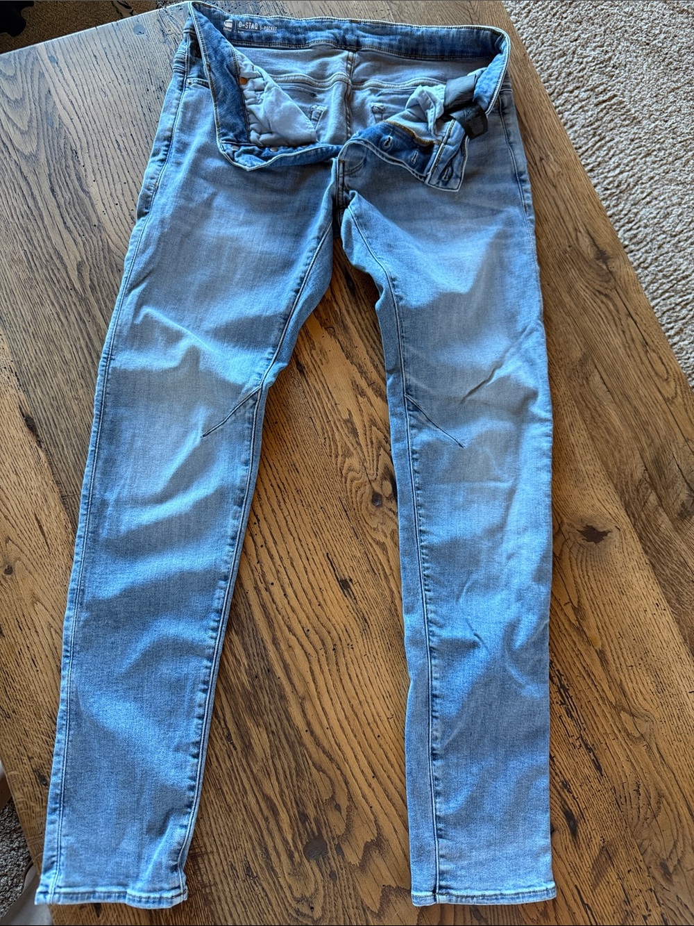 G-Star Slim Fit Jeans in Light Blue